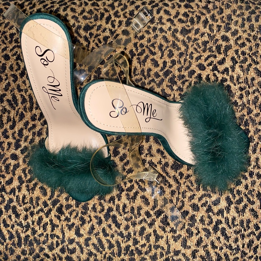 Olive Green stilettos